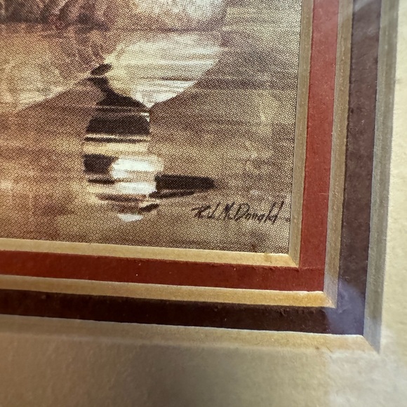 R.J. McDonald Gabby's Farm Canadian Honker Art Print 9 X 7.5 In. Double Matted - Picture 2 of 8